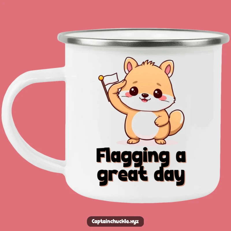 Funny Salute Camp Mug a Durable and Funny Gift