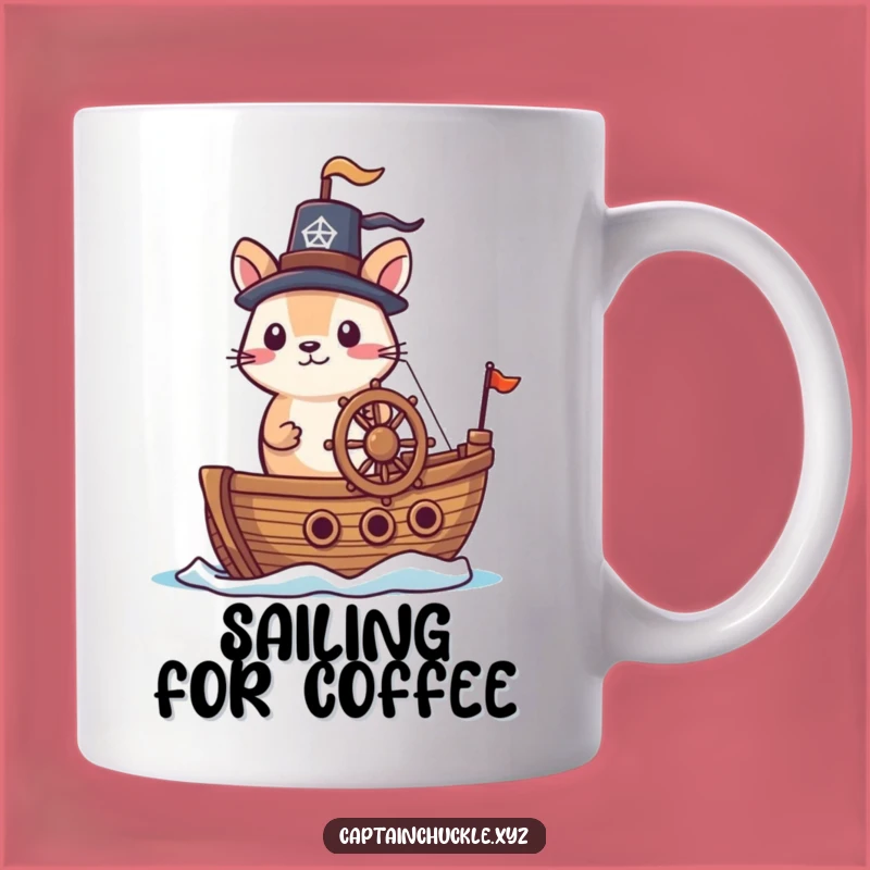 Funny Brave Captain Animal Mug a Nautical and Funny Gift