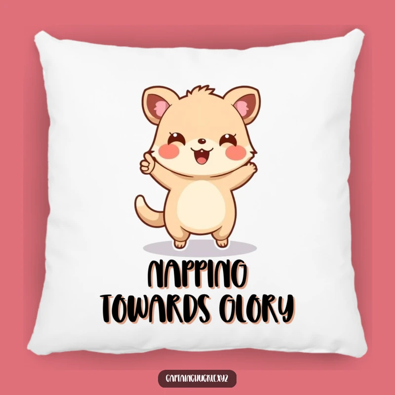 Funny Animal Explorer Pillow: Cheerful Navigator Comfort, Perfect Funny Gift
