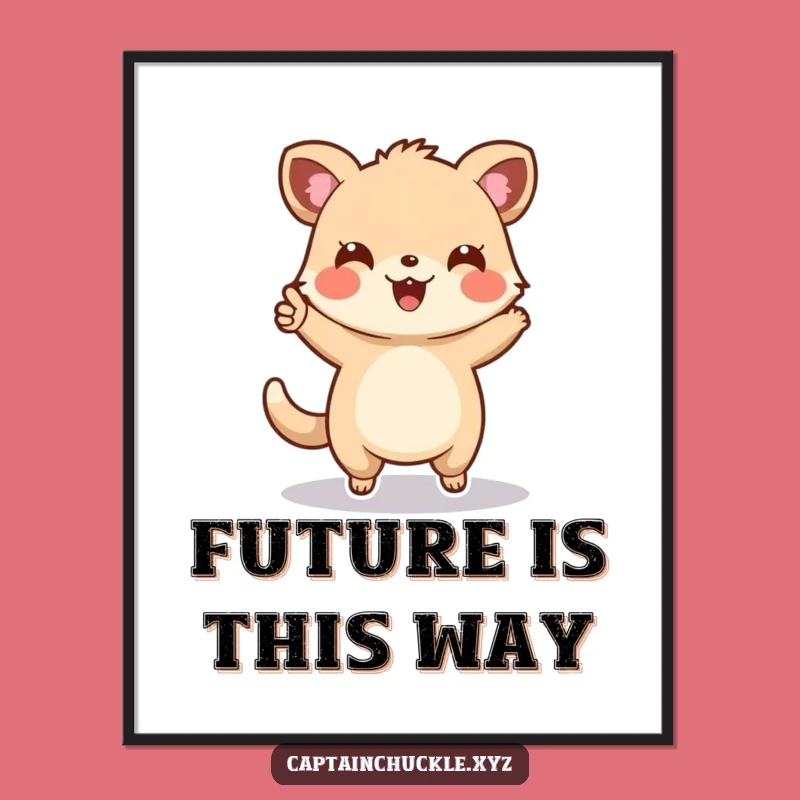 Funny Animal Explorer Digital Print: Cheerful Map Art, Instant Funny Gift