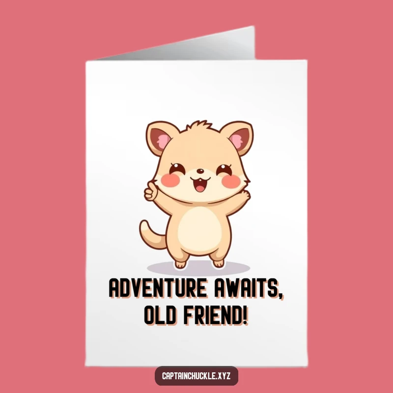 Free Printable Birthday Card: Funny Animal Map Guide, Hilarious Downloadable Greeting for a Special Day